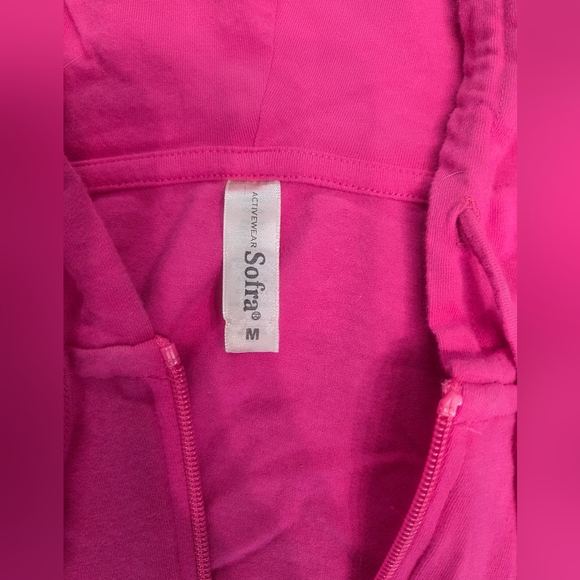 Thin Zip Up Hoodie Women's Size Medium - Picture 2 of 2
